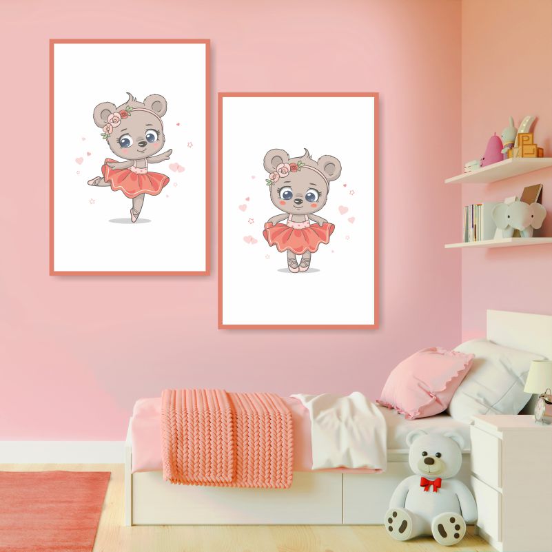 

Набор постеров ПолиЦентр на холсте из 2 шт Танцующий Медвежонок 30х40 см, Наборх2ТанцующийМедвежонокТип2-Тип3ВДетскуюВертикальный