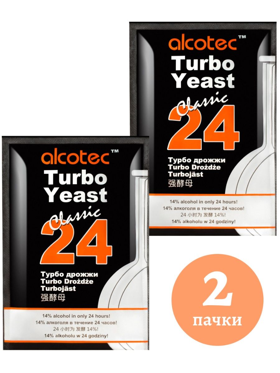 

Дрожжи спиртовые ALCOTEC 24 Classic Turbo