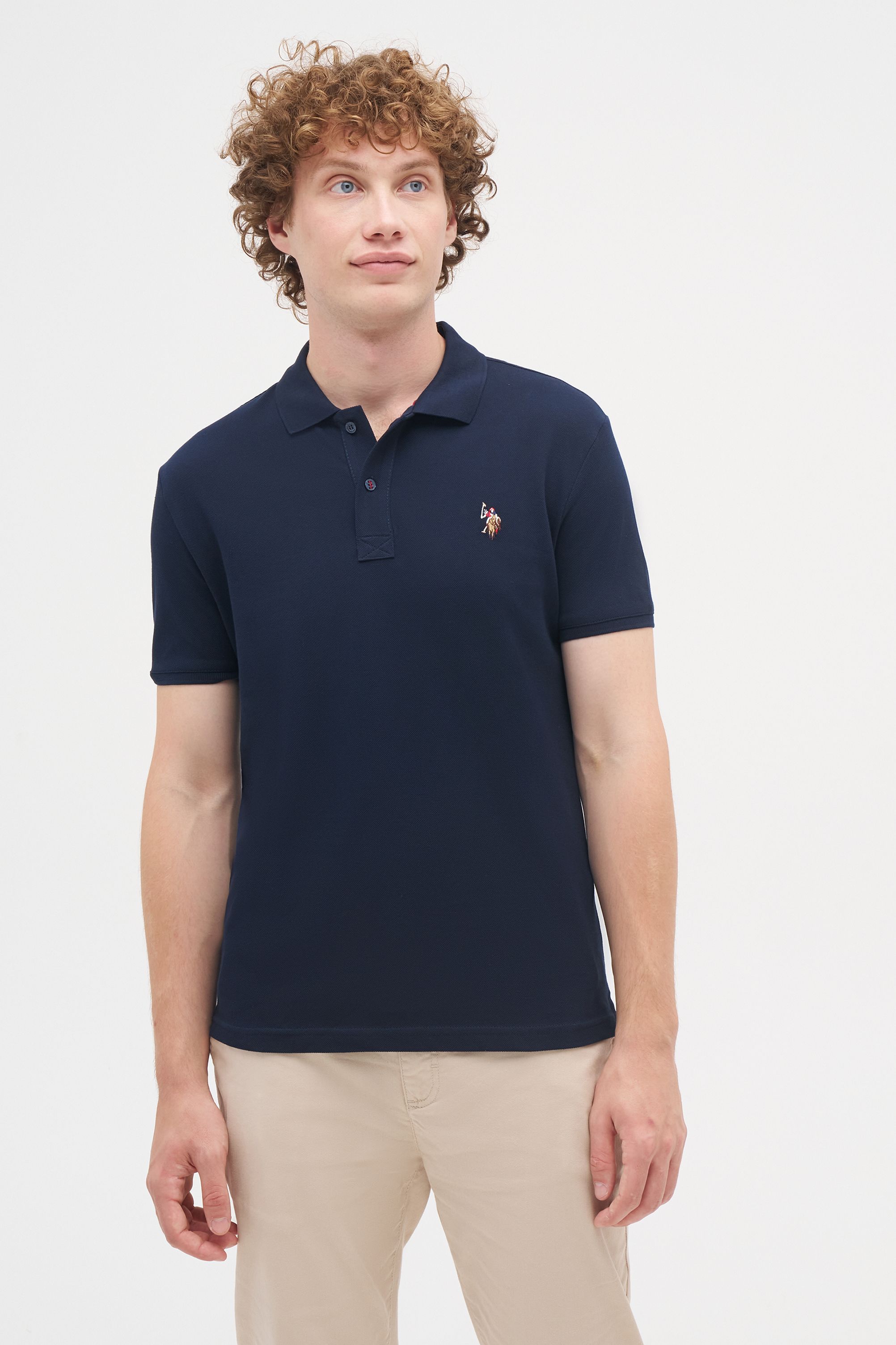 Футболка мужская U.S. POLO Assn. G081SZ0110TP04SK21-R синяя XS U.S. POLO ASSN. синий