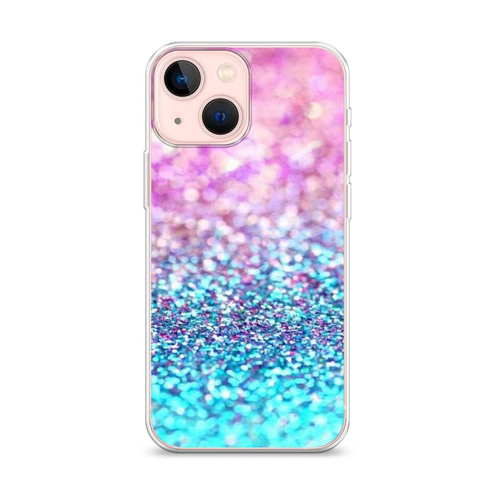 

Чехол Awog "Розово-голубые глиттеры рисунок" для Apple iPhone 13 mini, 14150-3