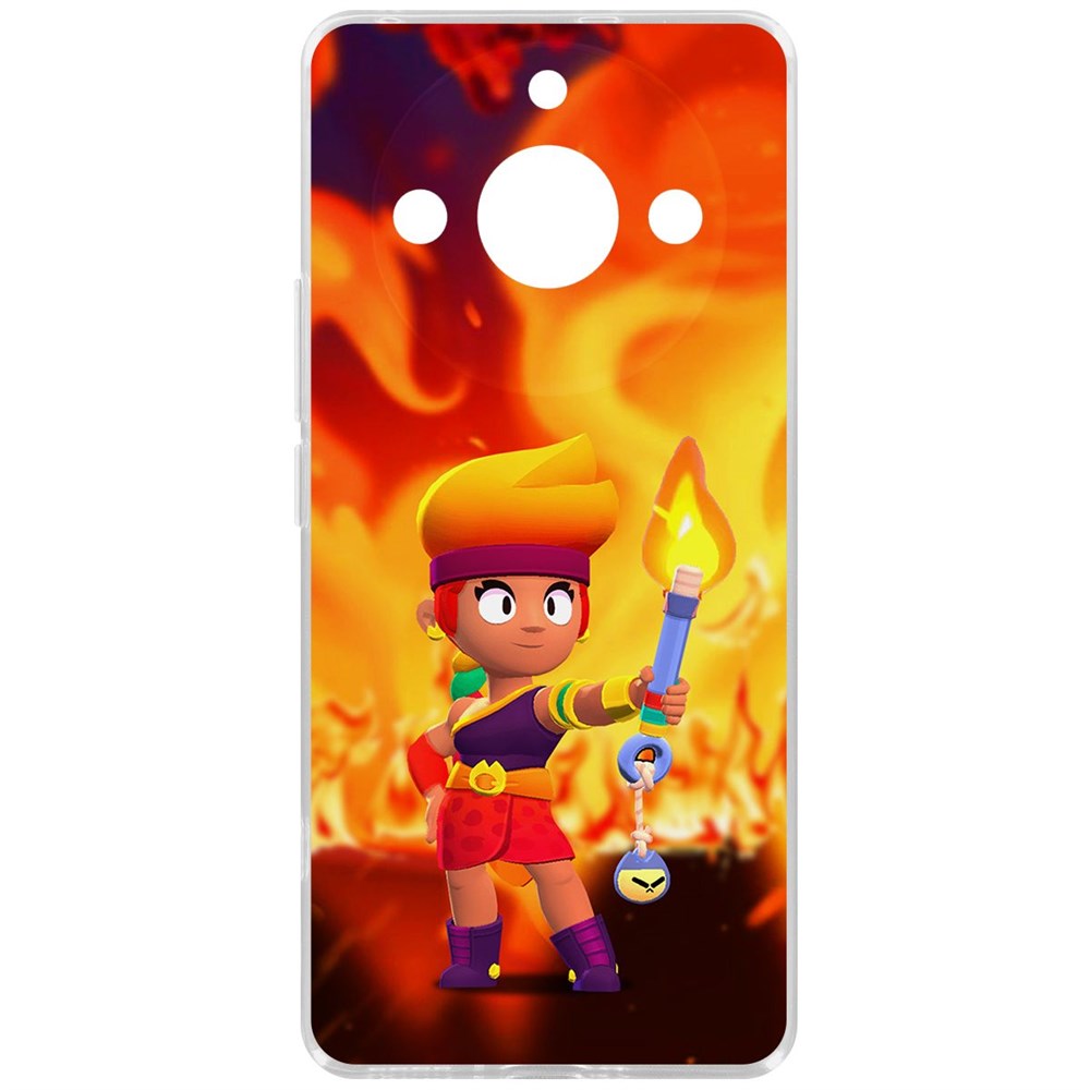 

Чехол-накладка Krutoff Clear Case Brawl Stars-Амбер для Realme 11 Pro, Прозрачный