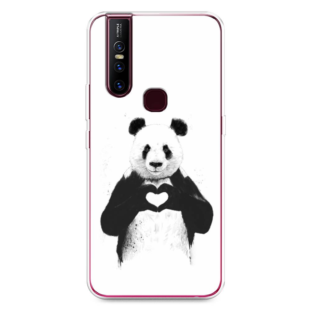 

Чехол Awog на Vivo V15 "Панда love", Разноцветный, 261050-10