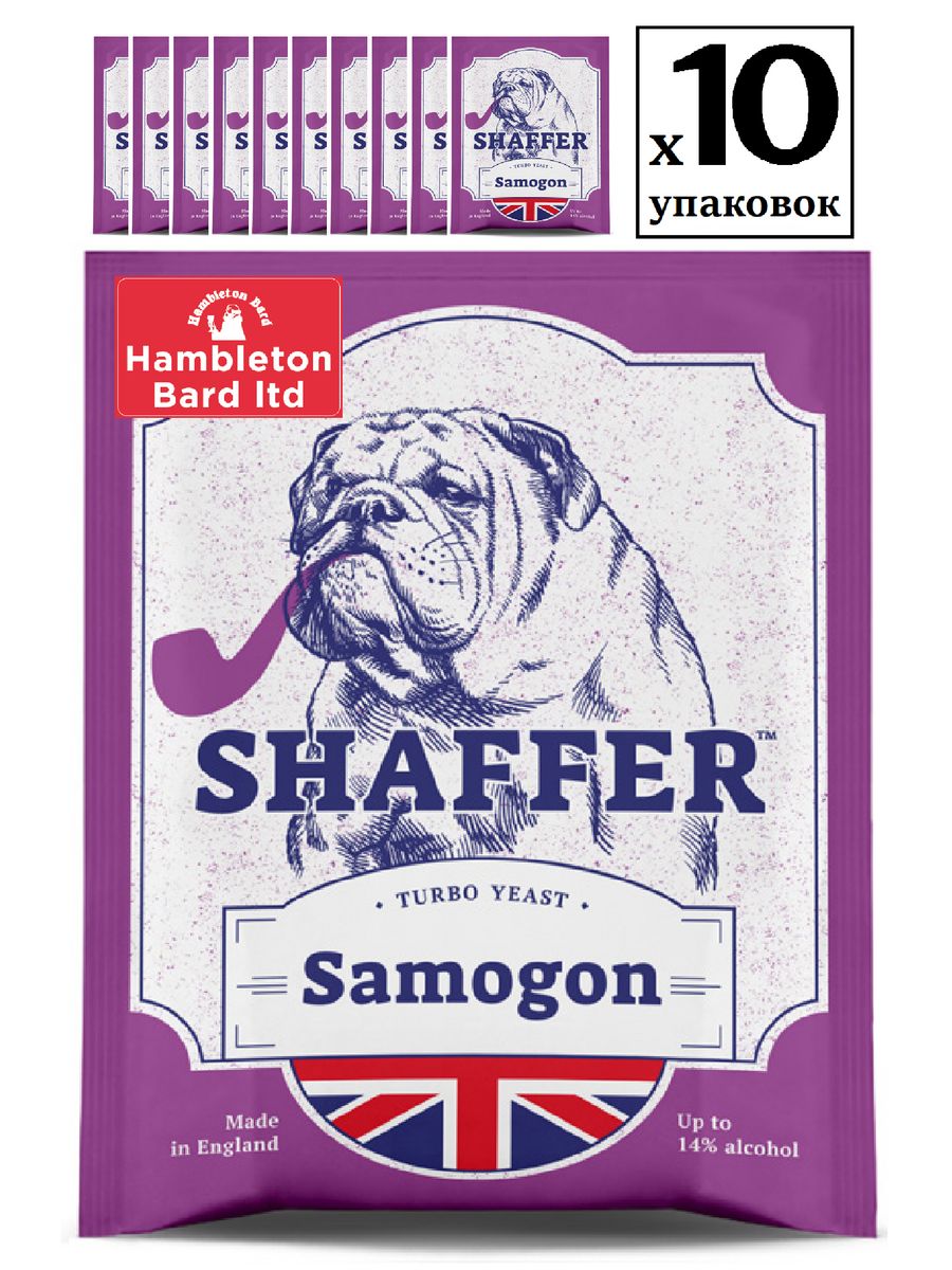 

Дрожжи спиртовые SHAFFER Samogon Turbo