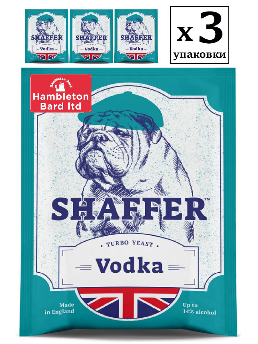 

Дрожжи спиртовые SHAFFER Vodka Turbo