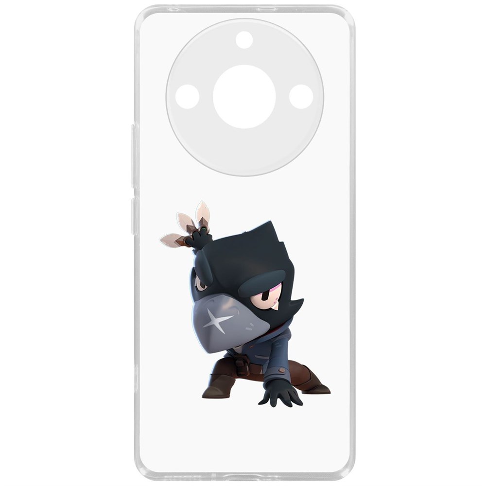 

Чехол-накладка Krutoff Clear Case Brawl Stars-Ворон для Realme 11 Pro, Прозрачный
