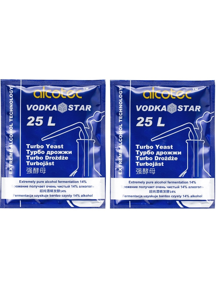 

Дрожжи спиртовые ALCOTEC Vodka Star
