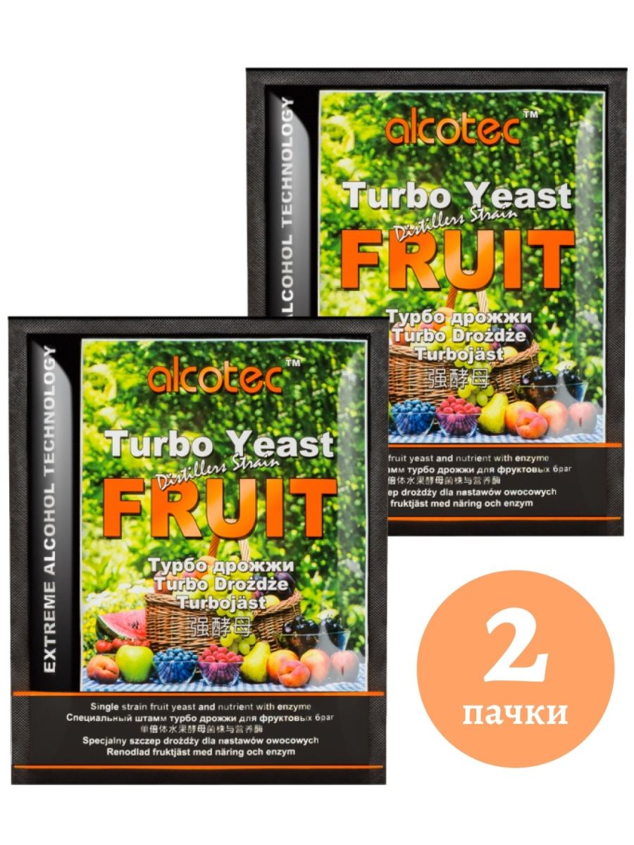 

Дрожжи спиртовые ALCOTEC Fruit Turbo