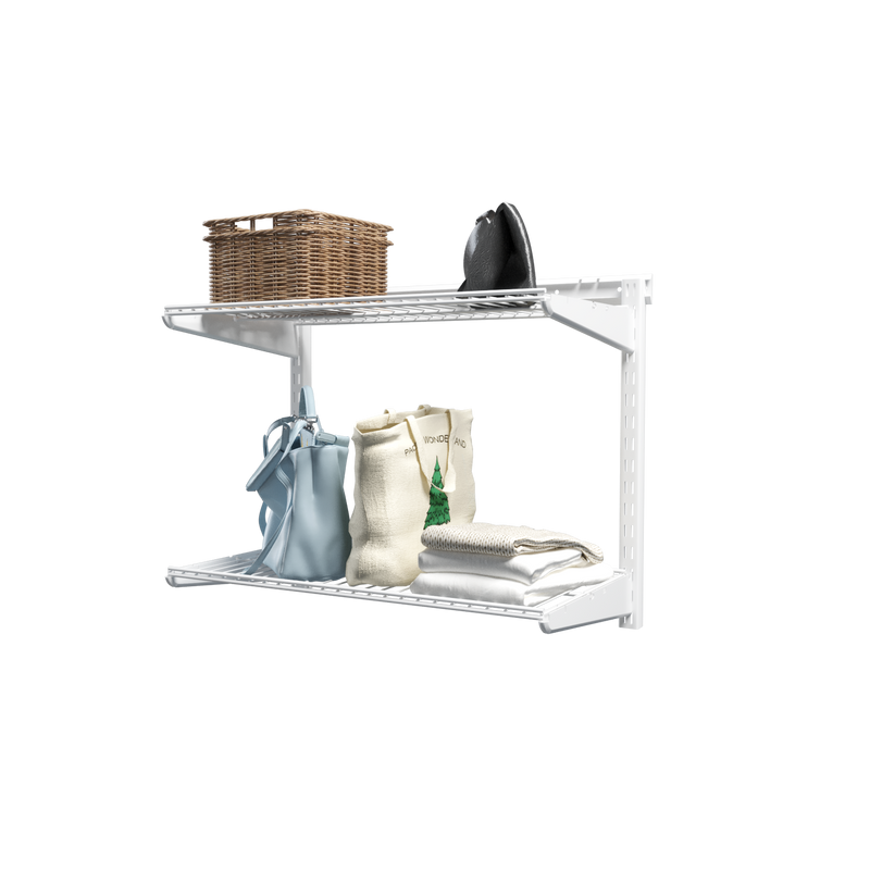 Гардеробная система Титан-GS Гардеробная из двух полок 460 белая 350