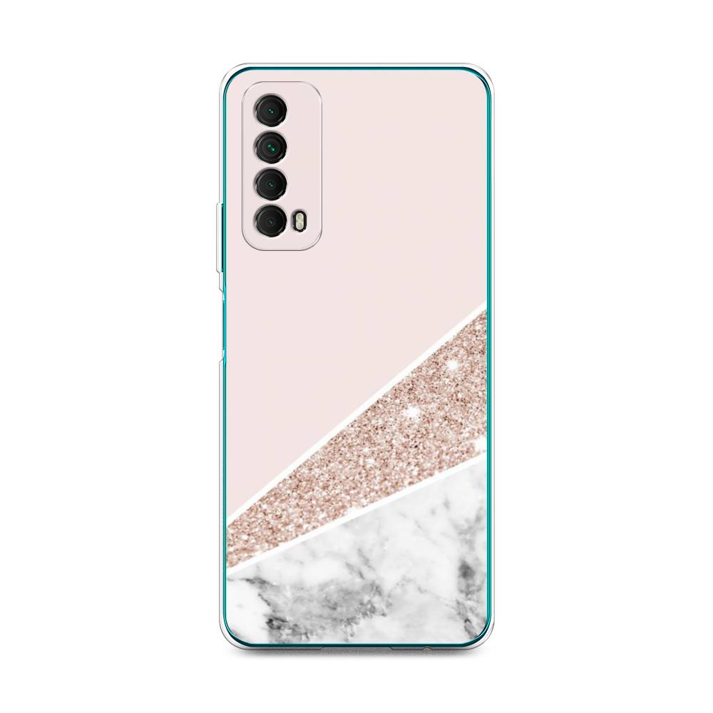 

Чехол для Huawei P Smart 2021 "Блестящий розовый мрамор", 6104750-3