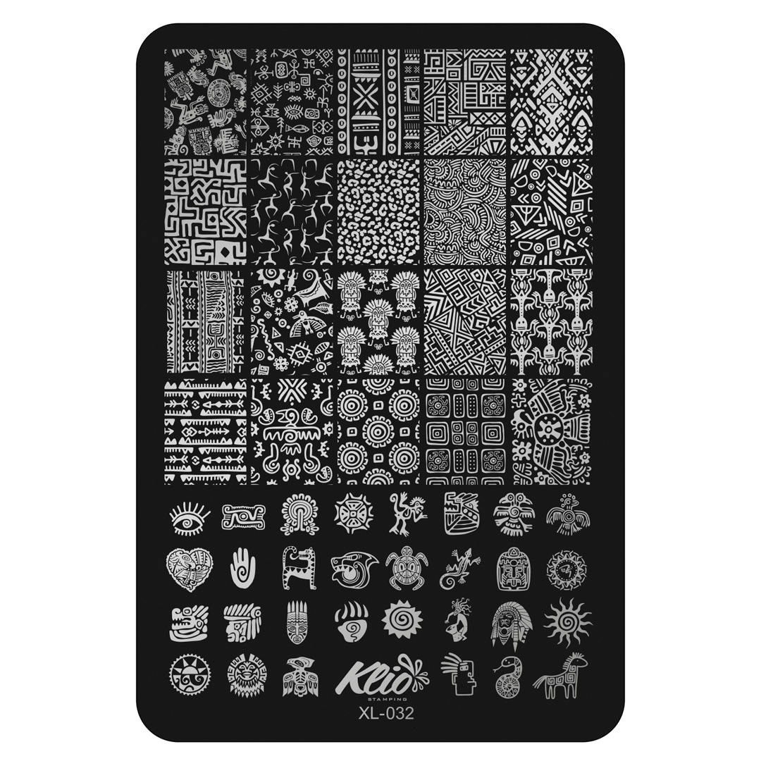 

Пластина для стемпинга Klio professional XL-032, Черный