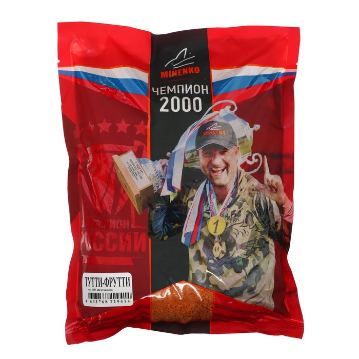 

Прикормка MINENKO "Чемпион 2000", Тутти-Фрутти, 750 г