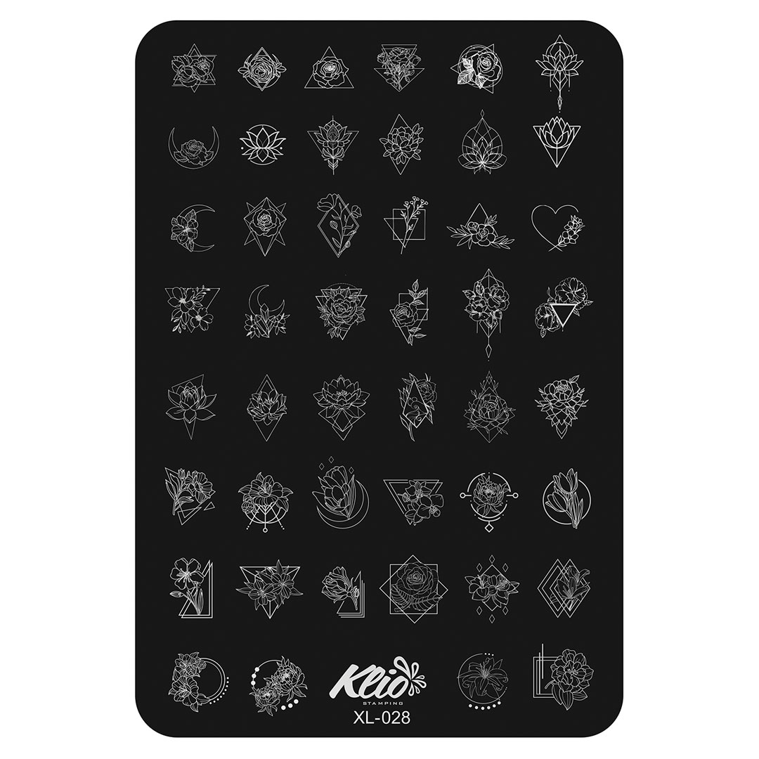 

Пластина для стемпинга Klio professional XL-028, Черный