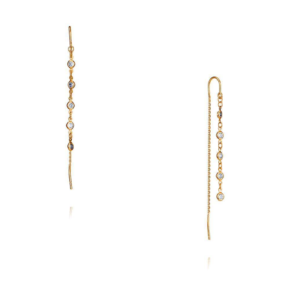 

Серьги из красного золота с фианитом ADAMAS 2516744-А500-72, 2516744-А500-72