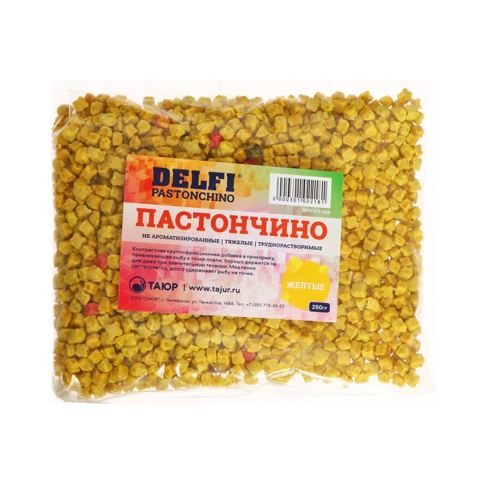 

Пастончино DELFI Pastonchino, неизированные, быстротонущие, желтые, 250 г, Желтый, Pastonchino
