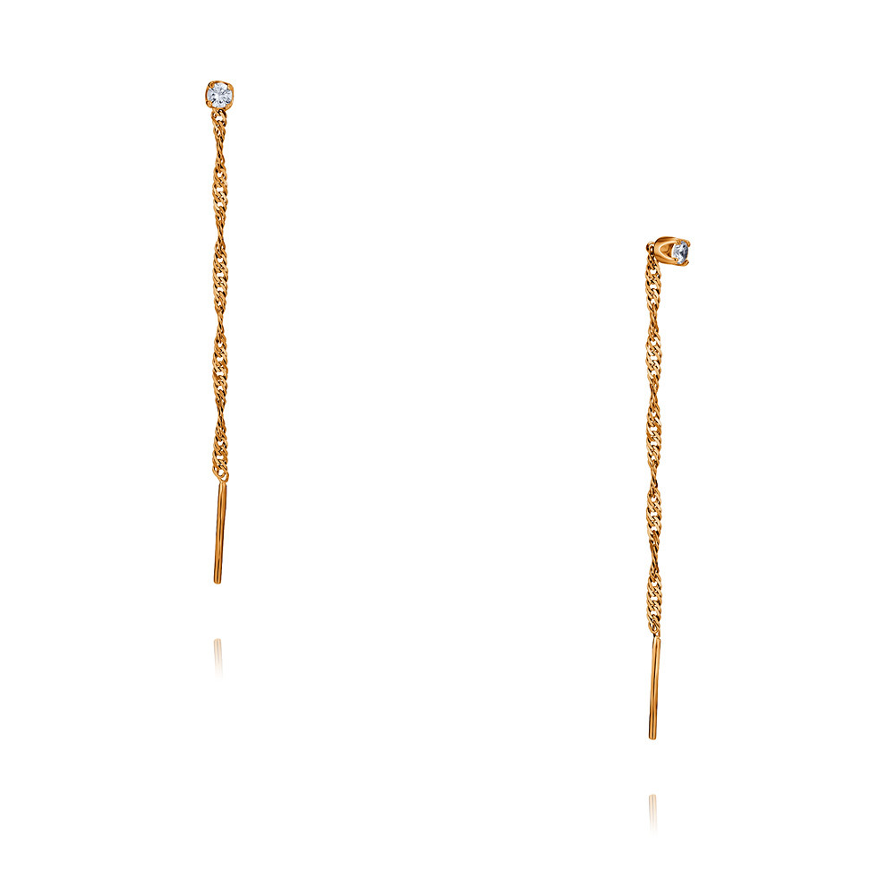 

Серьги из красного золота с фианитом ADAMAS 2521375/01-А50-72, 2521375/01-А50-72