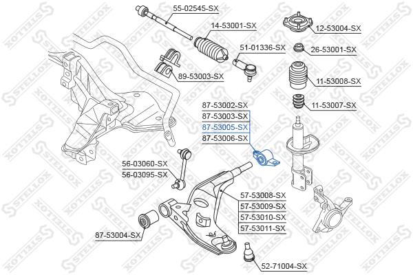 

Сайлентблок Stellox 8753005SX