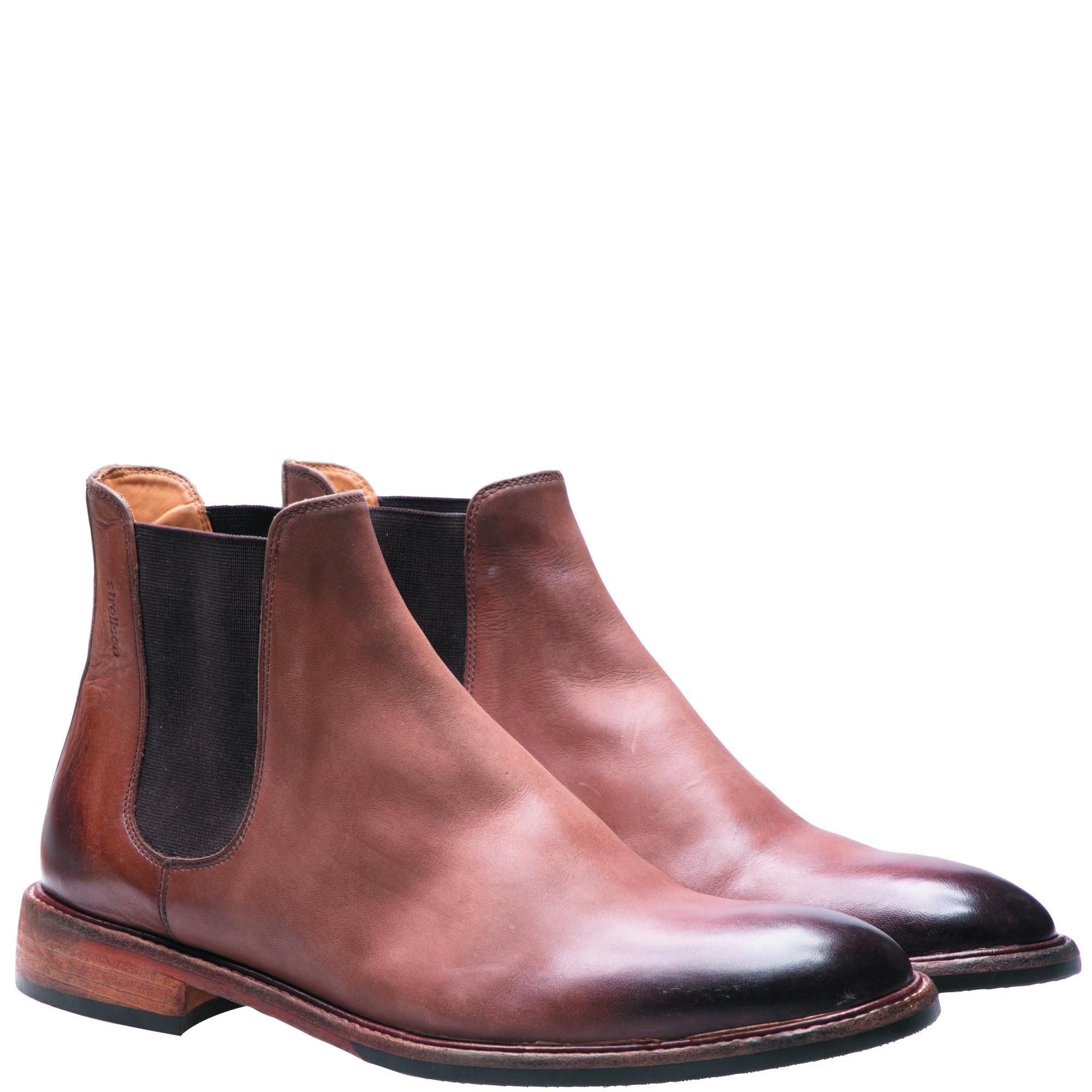 Ботинки мужские Strellson upminster alessio chelsea boot mce 4010002983 коричневые 42 EU