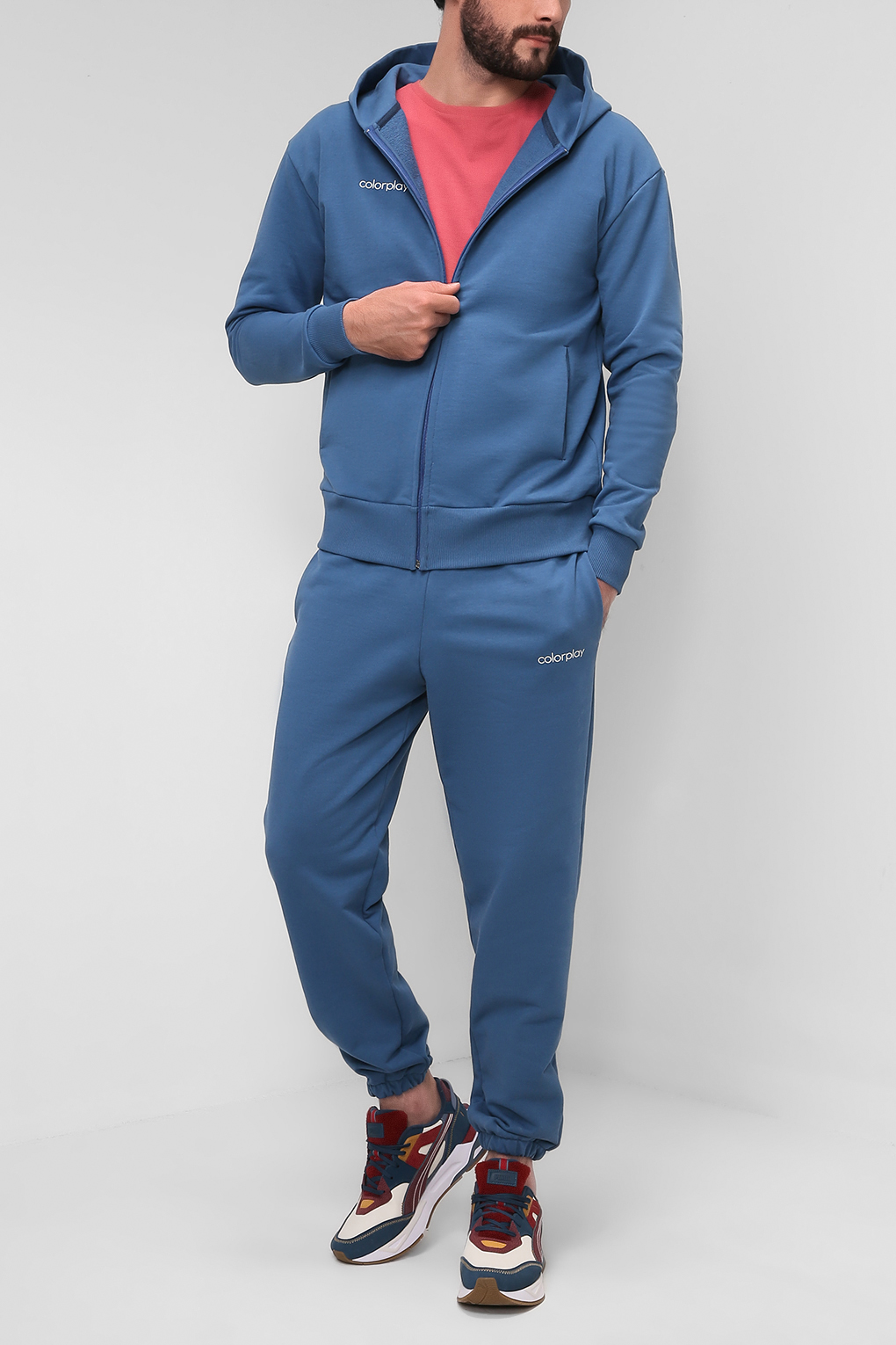 фото Спортивные брюки мужские colorplay cp21082123 синие xl