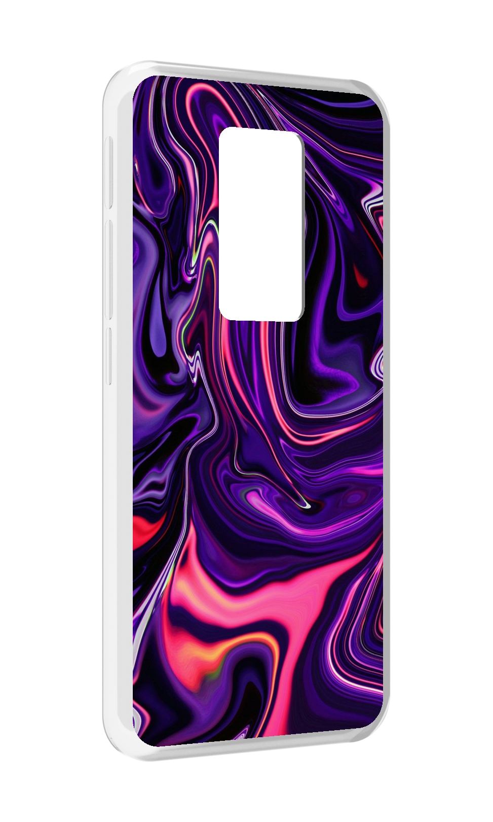 

Чехол MyPads фиолетовые краски для Motorola Defy 2021, Прозрачный, Tocco