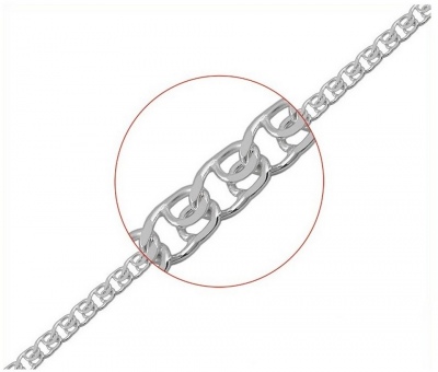 

Цепочка из серебра 50 см Диамида LVD050p, LVD050p