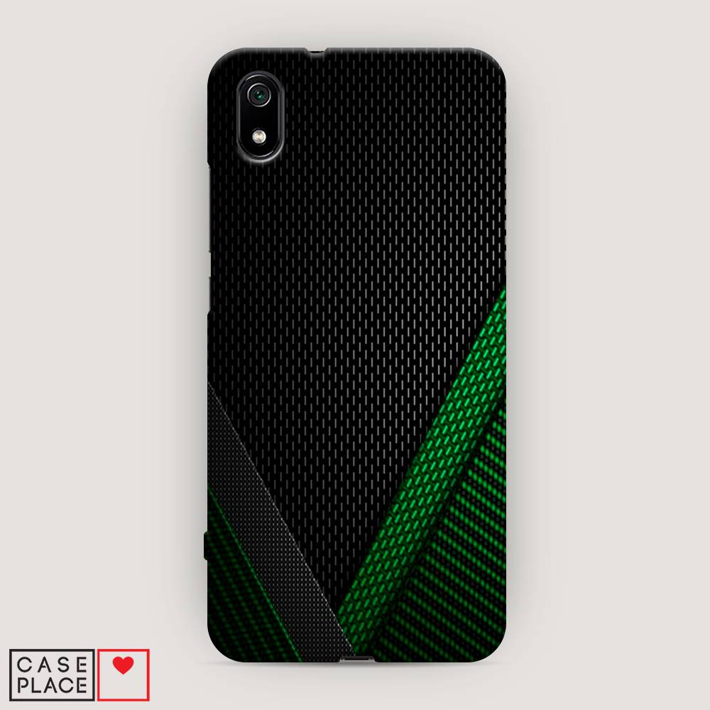 

Пластиковый чехол "Зеленый карбон" на Xiaomi Redmi 7A, 35420-2