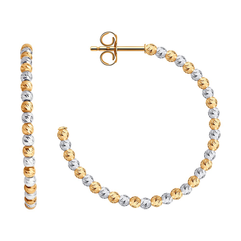 

Серьги конго из красного золота SOKOLOV 029605, 029605