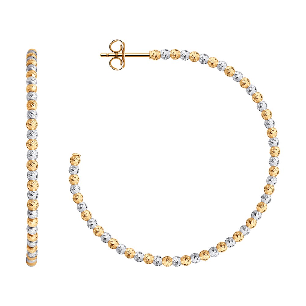 

Серьги конго из красного золота SOKOLOV 029604, 029604