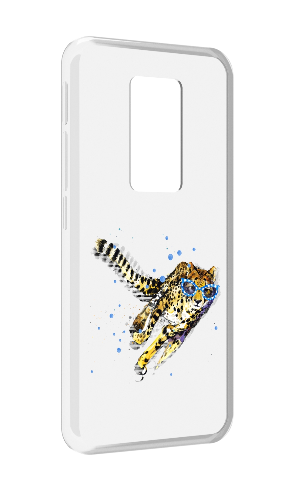 

Чехол MyPads гепард в очках для Motorola Defy 2021, Прозрачный, Tocco