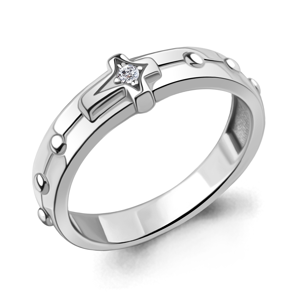 

Кольцо из белого золота с бриллиантом р. , Aquamarine 964078_585_бз, 964078_585_бз