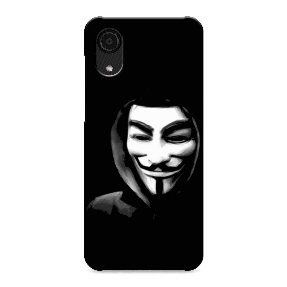 

Пластиковый чехол "Анонимус" на Samsung Galaxy A03 Core, 2104720-4