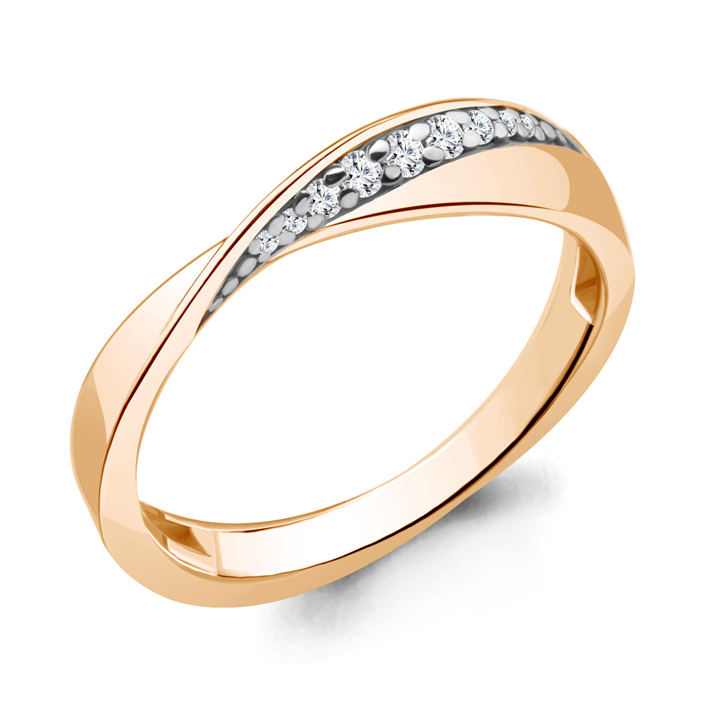 

Кольцо из красного золота с бриллиантом р. 16 Aquamarine 964077к_585_кз, 964077к_585_кз