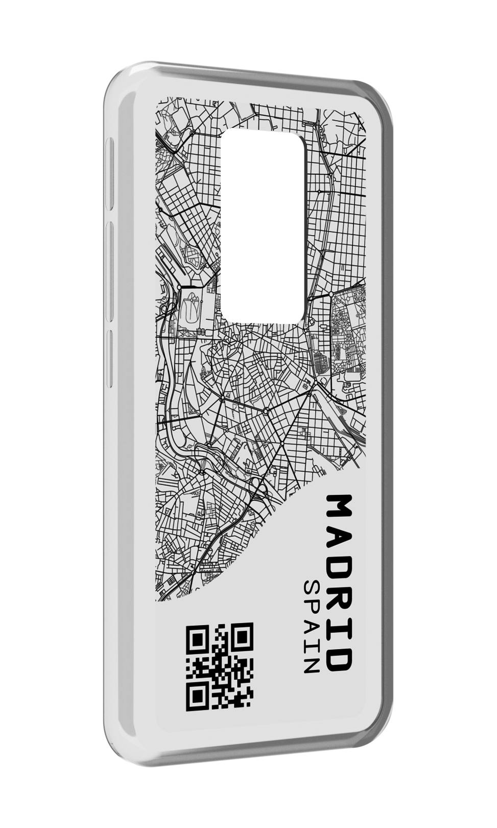 

Чехол MyPads схема-мадрид для Motorola Defy 2021, Прозрачный, Tocco