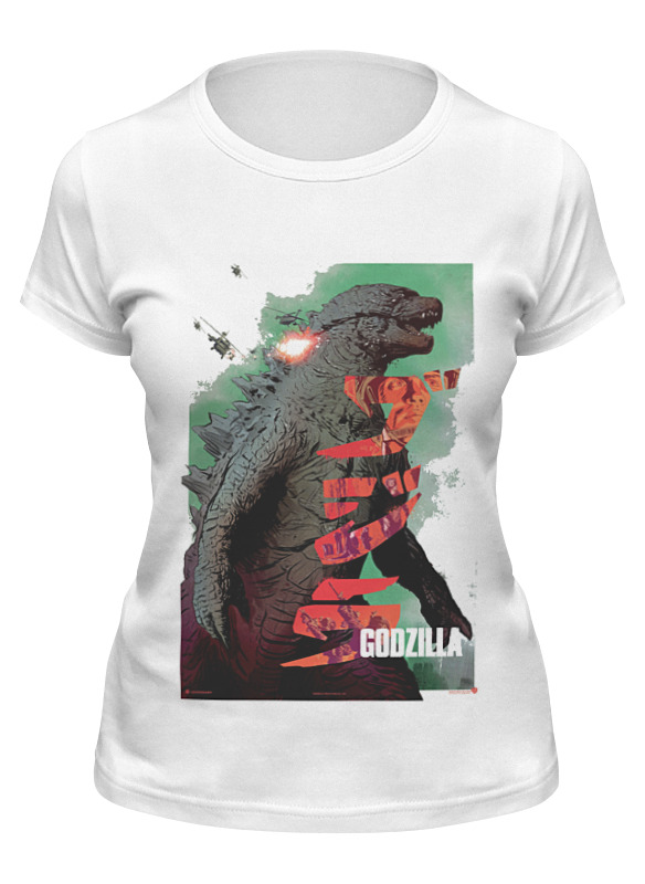 

Футболка женская Printio Godzilla белая 2XL, Godzilla