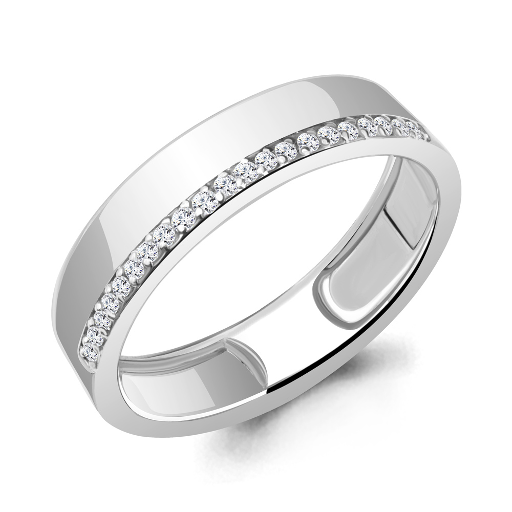 

Кольцо из белого золота с бриллиантом р. 16 Aquamarine 964073_585_бз, 964073_585_бз