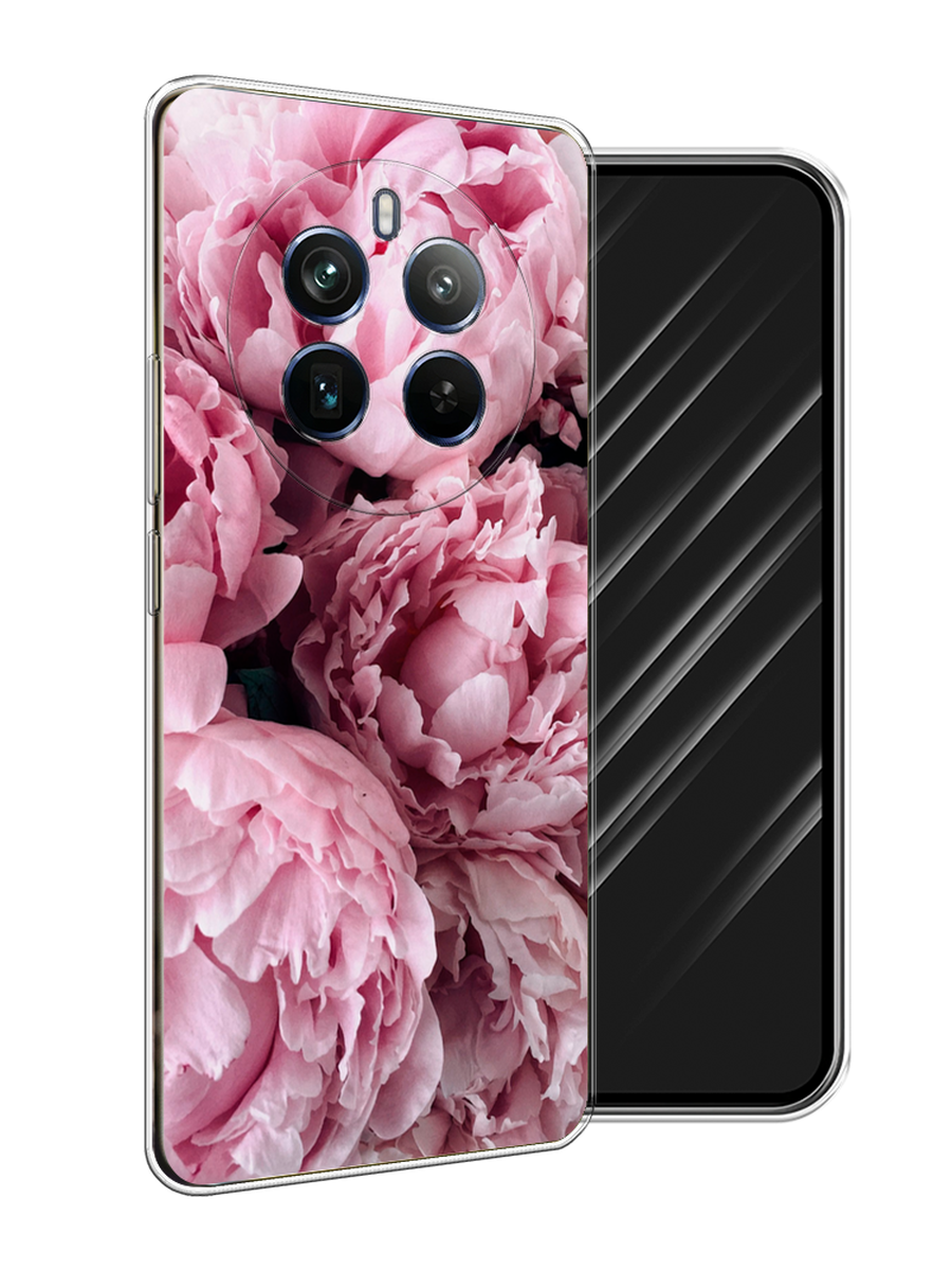 

Чехол Awog на Realme 12+ "Нежные пионы", Розовый;черный;белый, 2516350-1