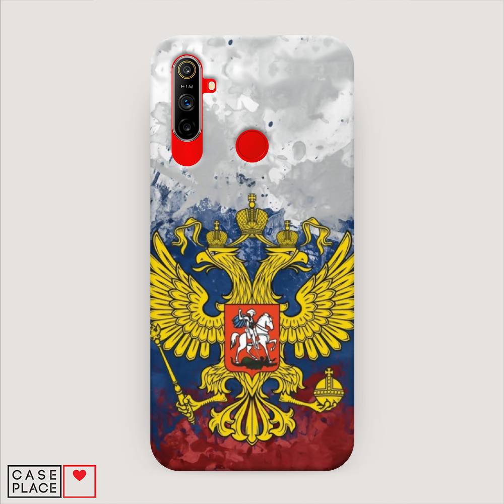 

Пластиковый чехол "РФ" на Realme C3, 253020-4