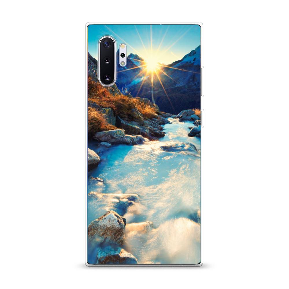 

Чехол Awog на Samsung Galaxy Note 10 Plus "Восход 7", Разноцветный, 28550-4