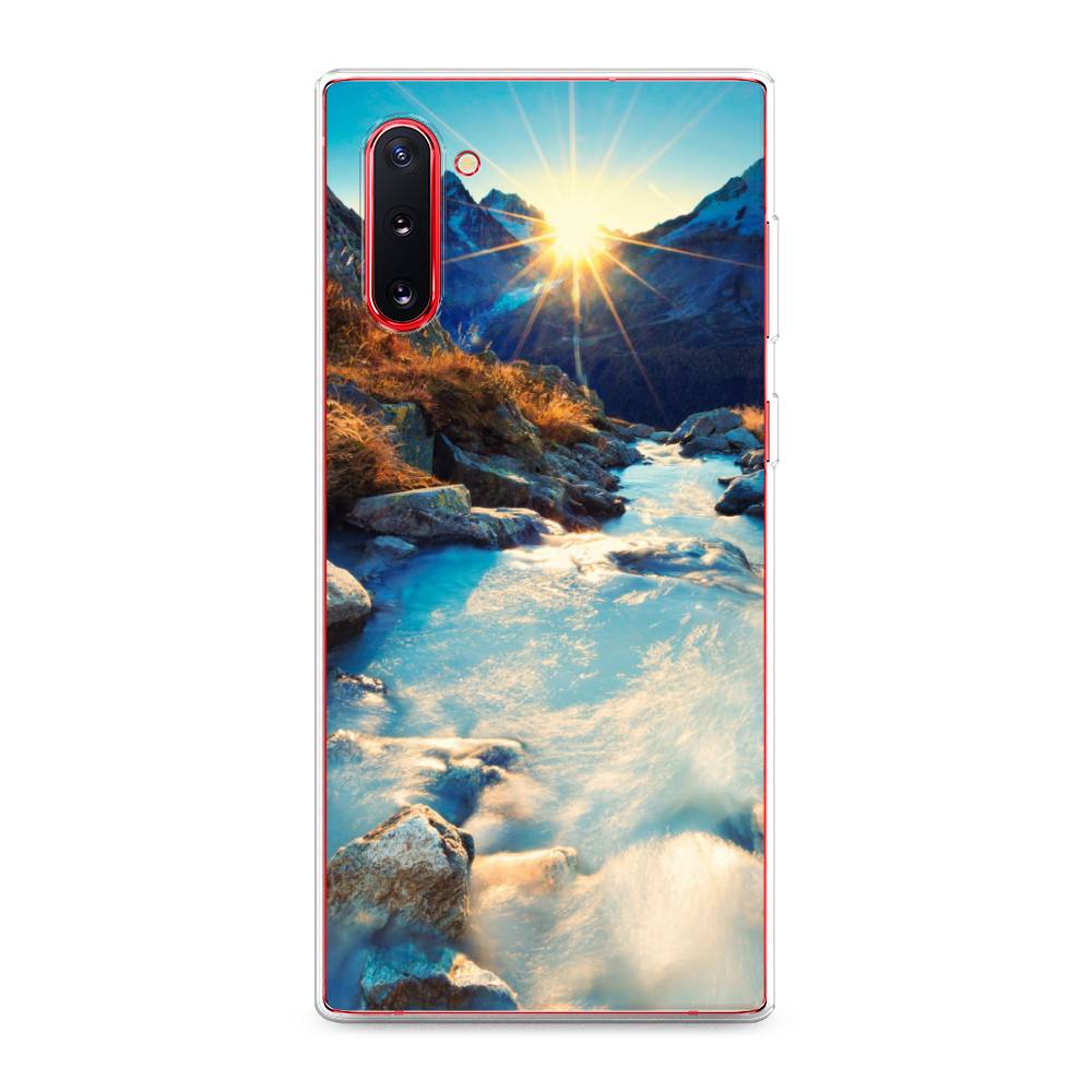 

Чехол Awog на Samsung Galaxy Note 10 "Восход 7", Разноцветный, 28650-4