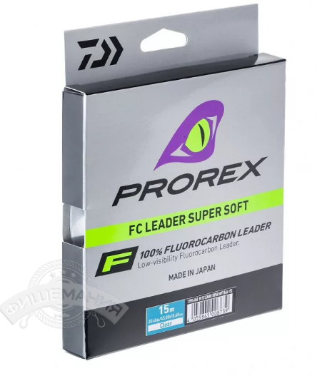 

Леска флюорокарбоновая Daiwa PX FC Leader 50m (0.18 mm)