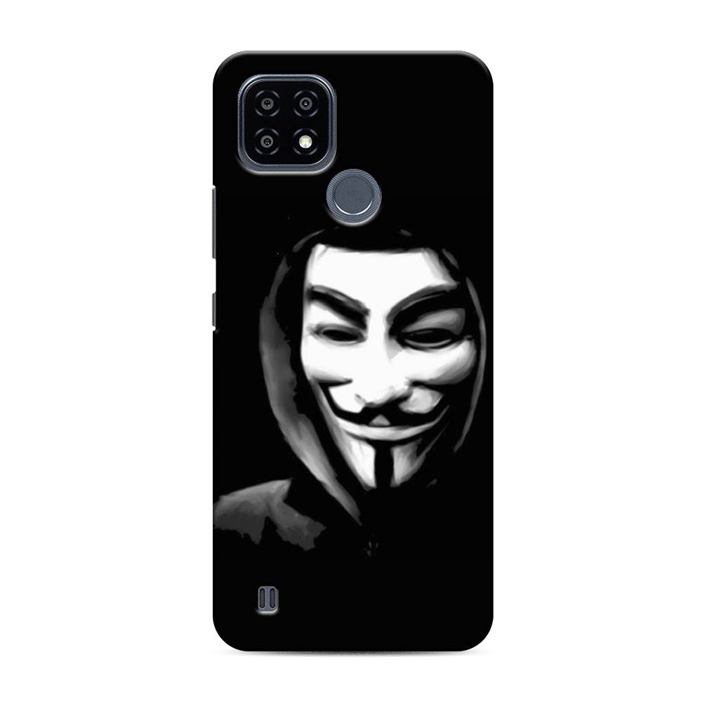 

Пластиковый чехол "Анонимус" на Realme C21Y, 256820-4