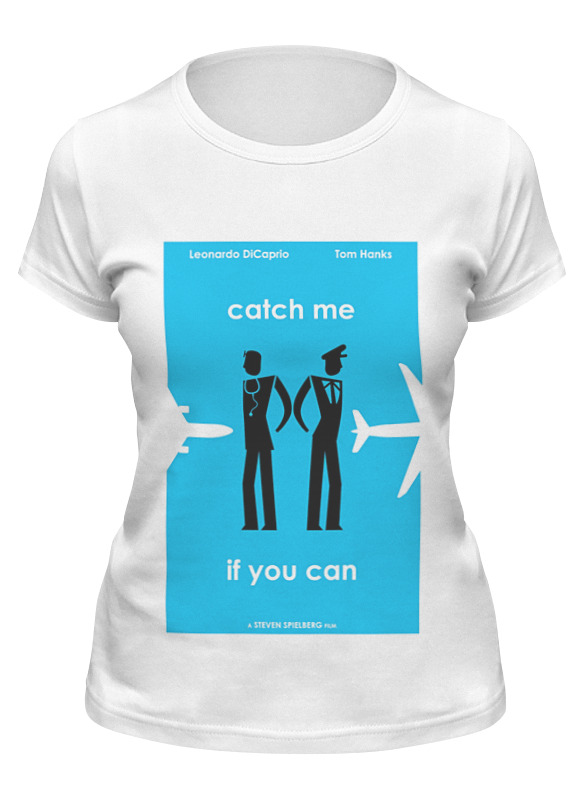 

Футболка женская Printio Catch me белая 2XL, Белый, Catch me