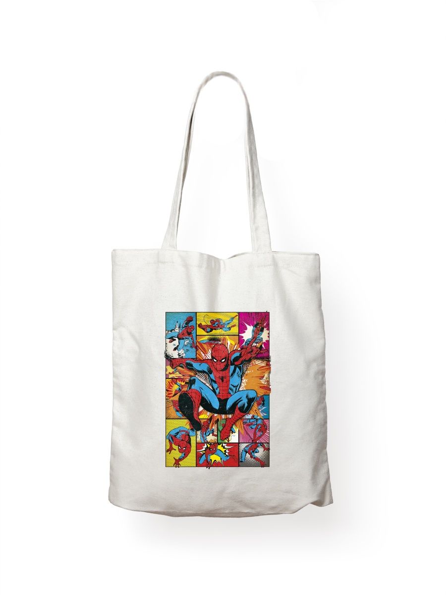 

Сумка шоппер унисекс СувенирShop Spider-man/Человек-паук 15, белый, "Spider-man/Человек-паук" 15