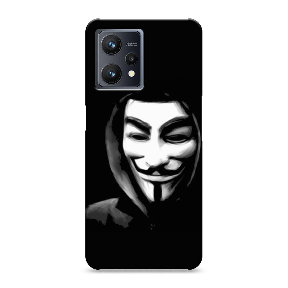 

Пластиковый чехол "Анонимус" на Realme 9 Pro Plus, 258720-4