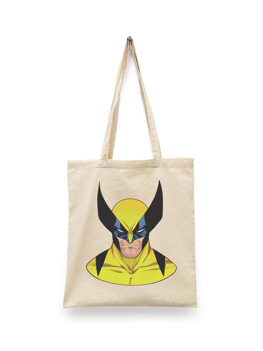 фото Сумка шоппер унисекс сувенирshop wolverine/росомаха/логан 9, белый