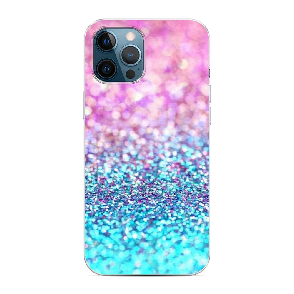 

Чехол Awog "Розово-голубые глиттеры рисунок" для Apple iPhone 12 Pro Max, 12750-3