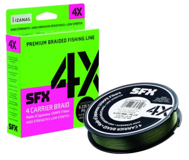 

Леска плетеная Sufix SFX 4X зеленая 135 м PE (0.405 мм / 30.6 кг (SFX4B370GR150Y))