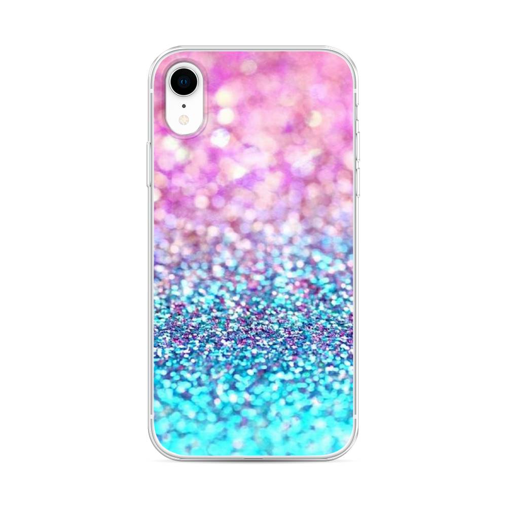 

Чехол Awog "Розово-голубые глиттеры рисунок" для Apple iPhone XR (10R), 12050-3