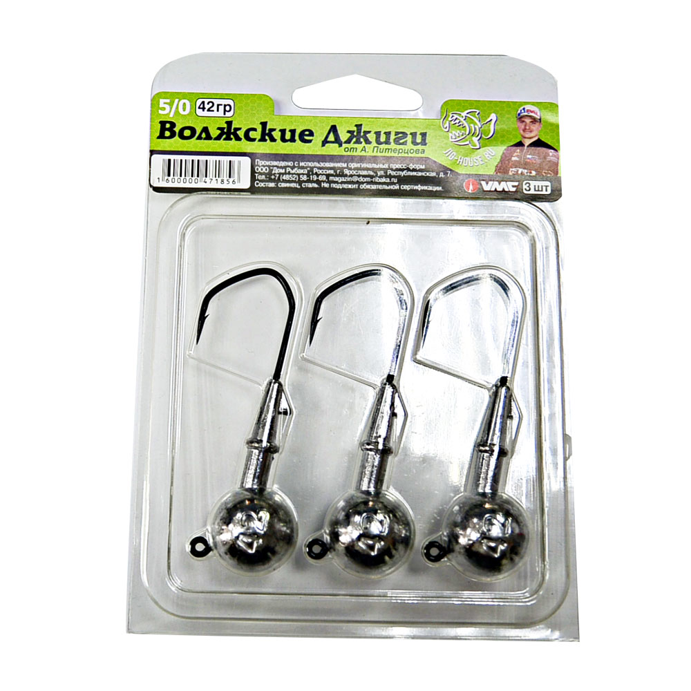 

Джиг Volga jigs от Питерцова 5/0 42гр, 00-00021346