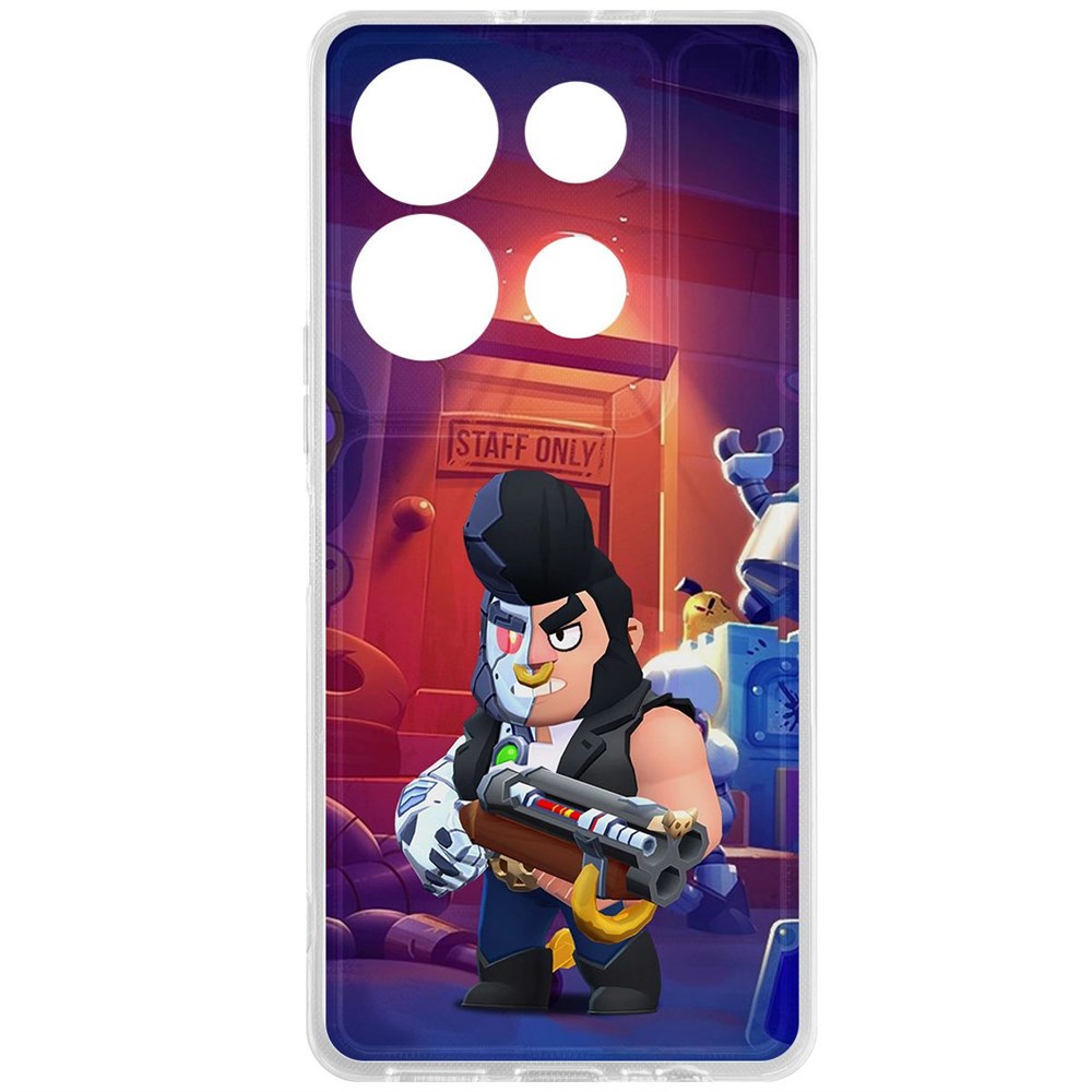 

Чехол-накладка Krutoff Clear Case Brawl Stars-Б-800 для INFINIX Note 30 VIP, Прозрачный