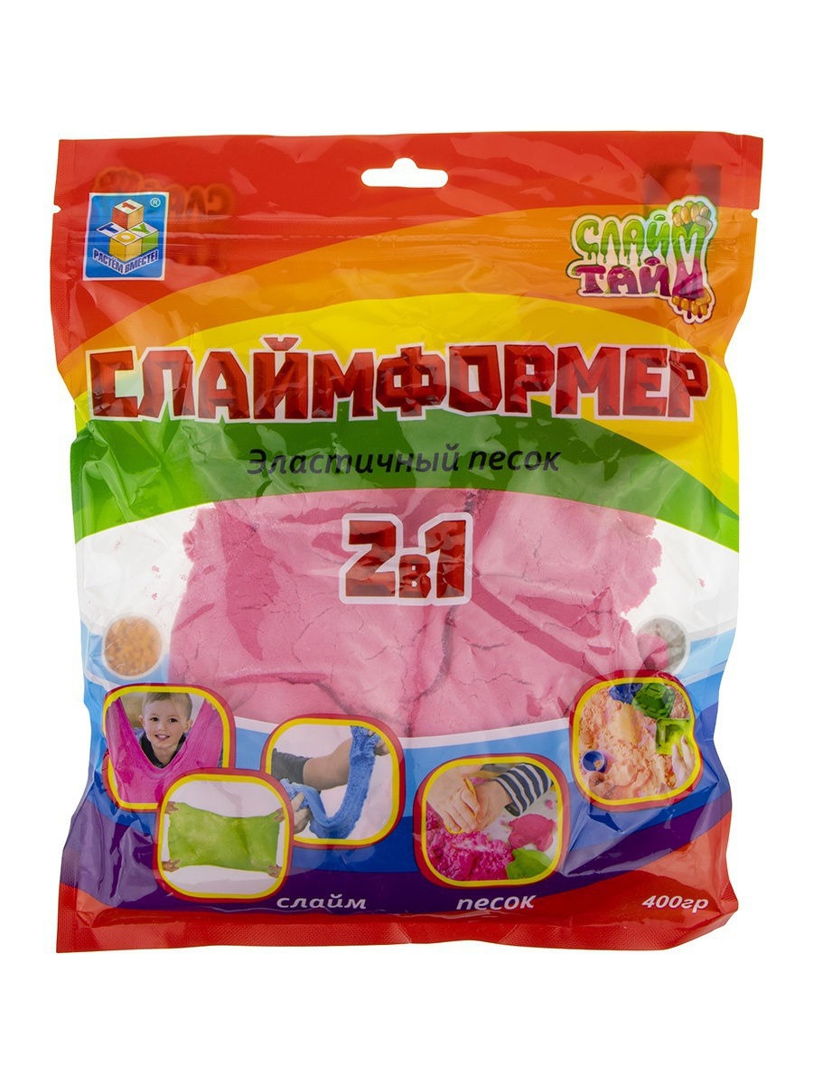 

Слаймформер 1 Toy 400 гр с 1 формочкой, светло-розовый Т16543LР